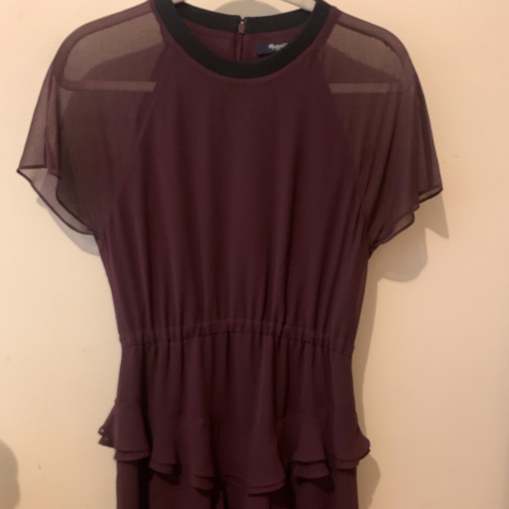 Madewell, T-shirt dress with ruffles